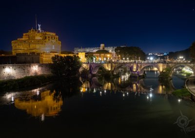 Castel Sant'Angelo Rome with Tiber River