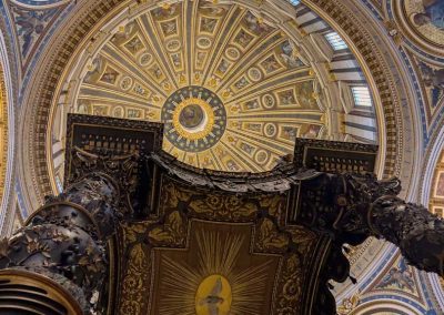 eiling above St. Peter's Altar, Vatican