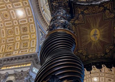 Detail of St. Peter's Baldachin, Vatican