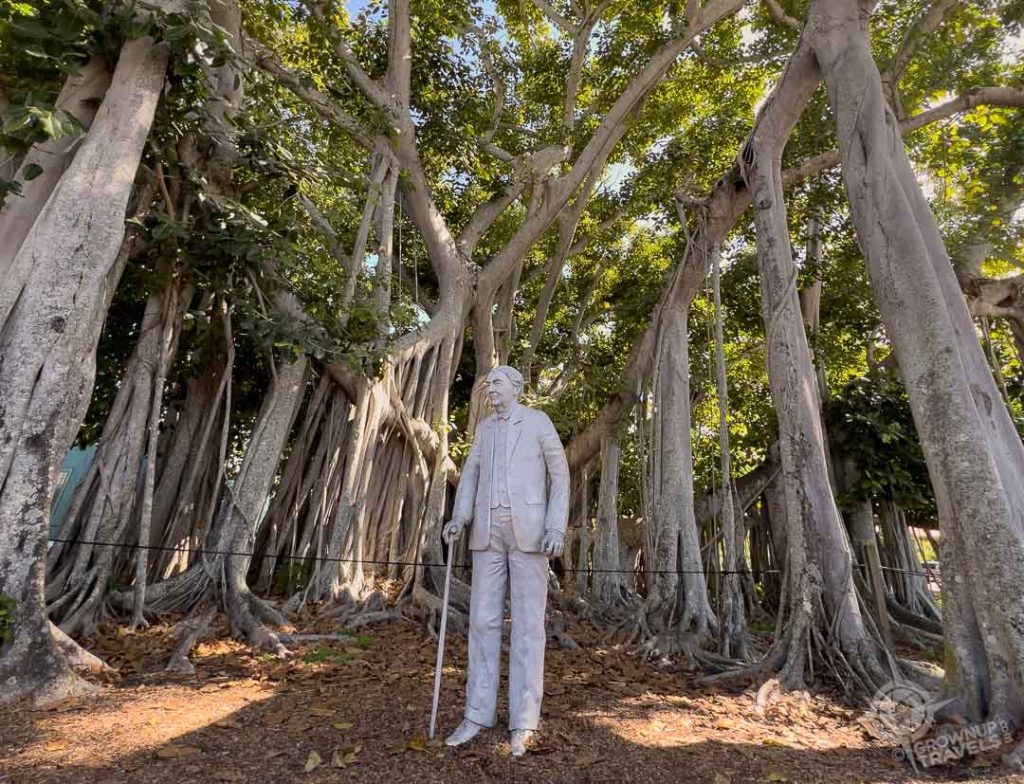 Edison Ford Estates Statue of Edison