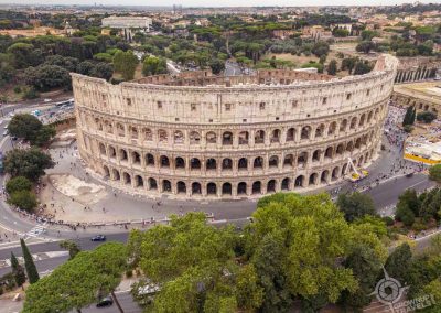 Il Colosseo Rome southern view from above