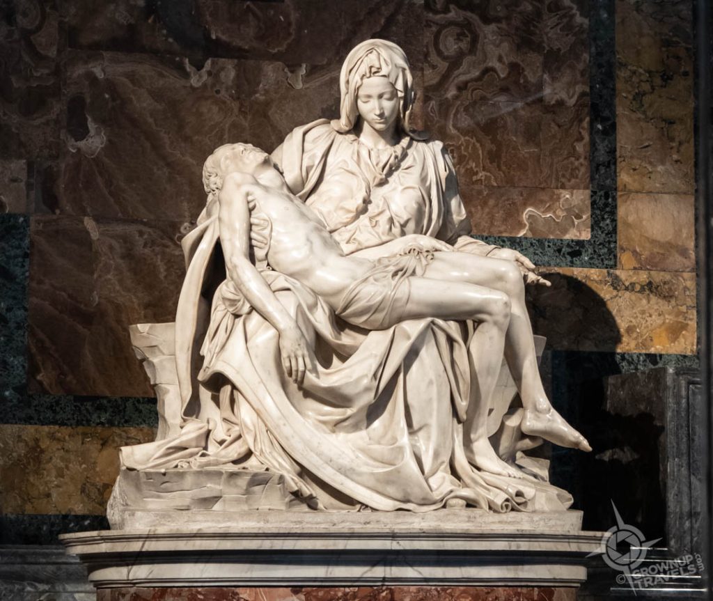 La Pieta by Michelangelo closer Vatican