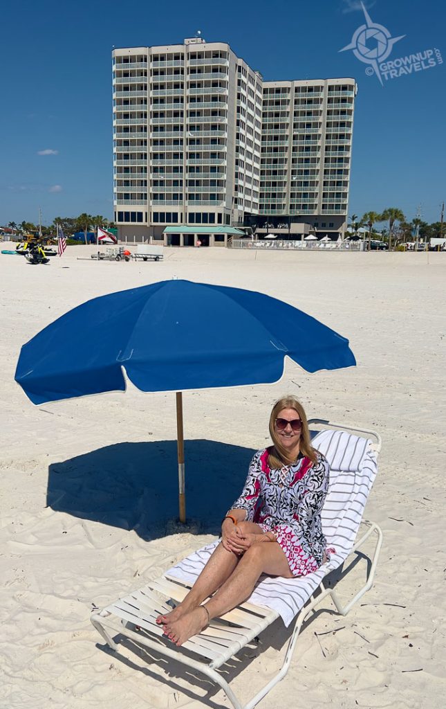 Lounging on Fort Myers Beach at DiamondHead Beach Resort