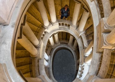 Museo Nazionale interior stairwell Rome with Henk
