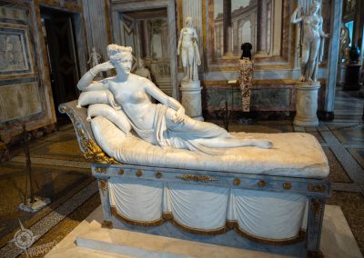 Paolina Bonaparte Borghese as Venus by Canova Galleria Borghese