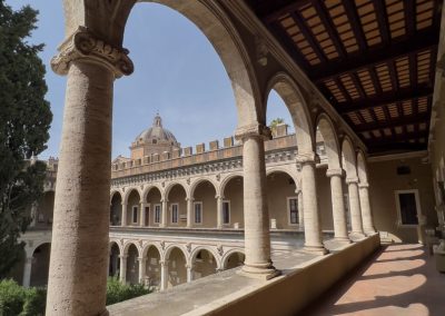 Pillared Courtyard second floor Palazzo Venezia Rome-2