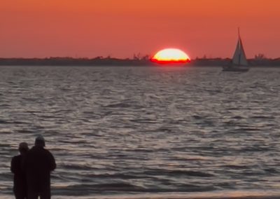 Sunset Times Square Downtown Fort Myers Beach