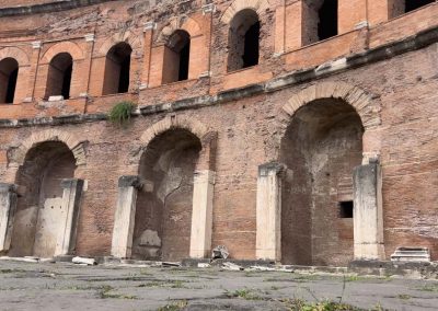 Trajan's Market stone piazza