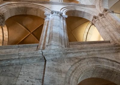 stairwell inside Palazzo Venezia Rome