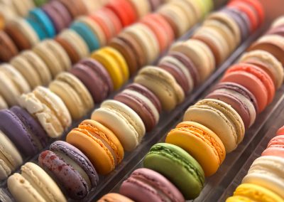 Cafe Flego colourful macarons Verona