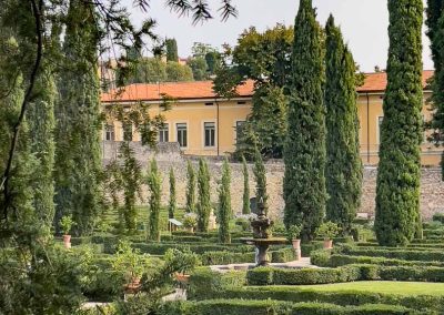 Cypress trees in Giardino Giusti Verona