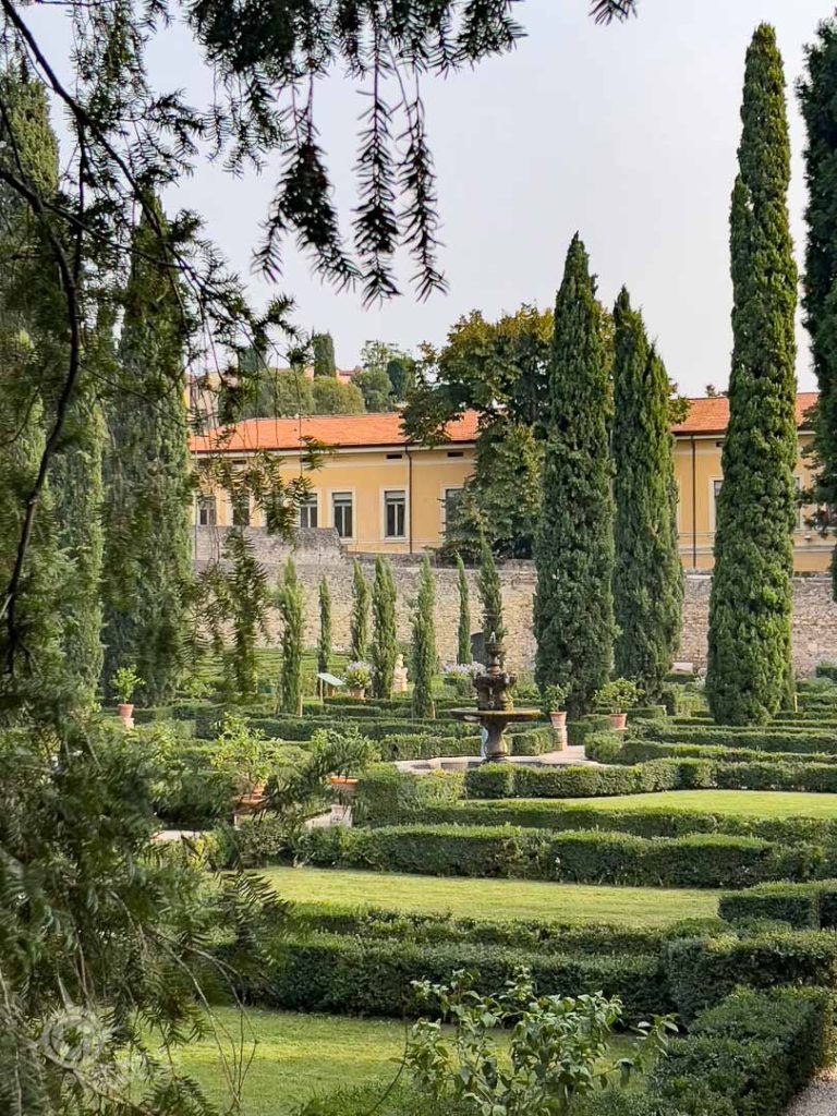 Cypress trees in Giardino Giusti Verona