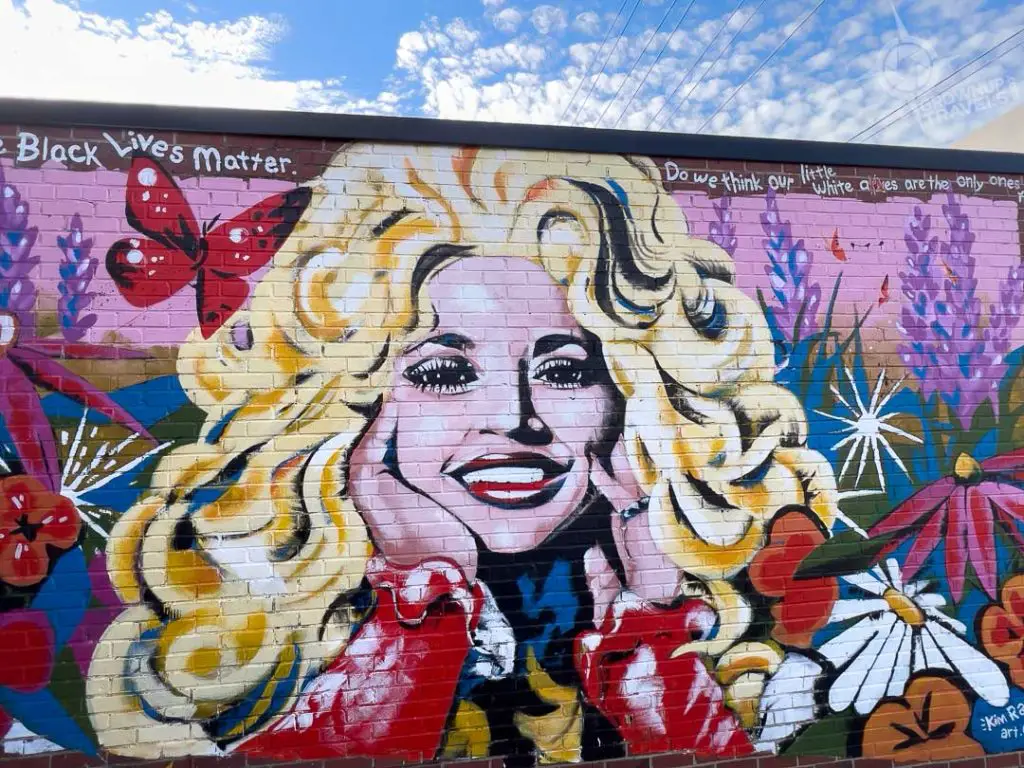 Dolly Parton Mural Nashville