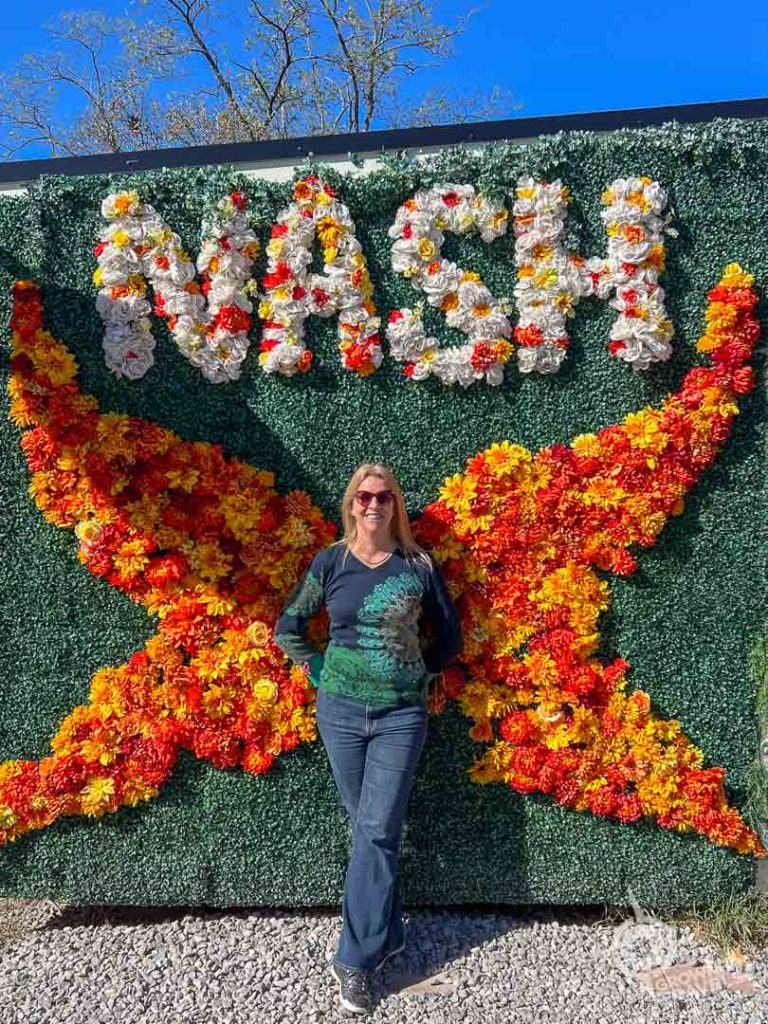Floral wings in 12 South Nashville