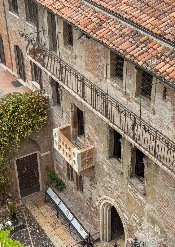 Juliet's balcony Casa di Giulietta Verona