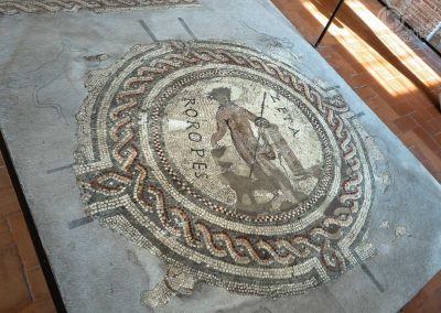 Mosaic of Bacchus in Archaeological Museum Verona