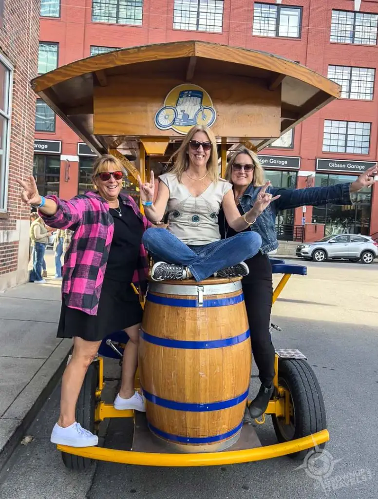 Nashville Pedal Tavern with Cath Jane and Jill