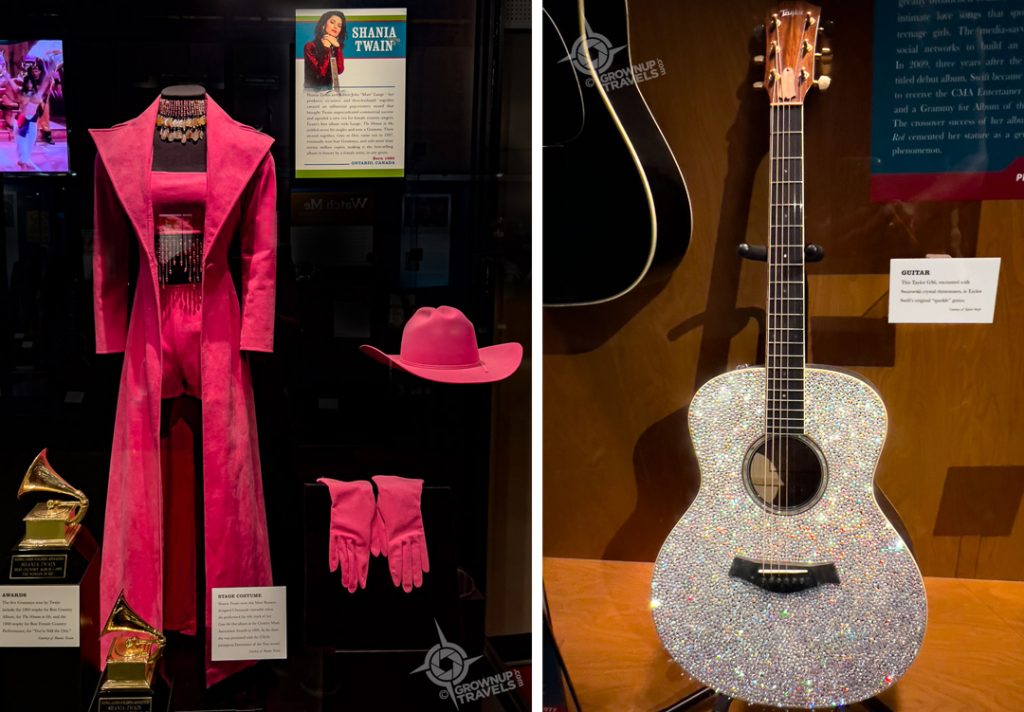 Shania and Swift memorabilia