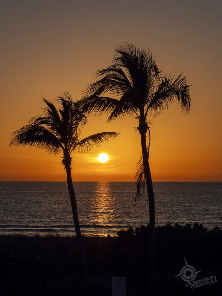 Sunset view from room at 'Tween Waters Captiva Island