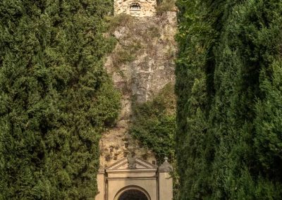 the lookout monster at Giardino Giusti Verona