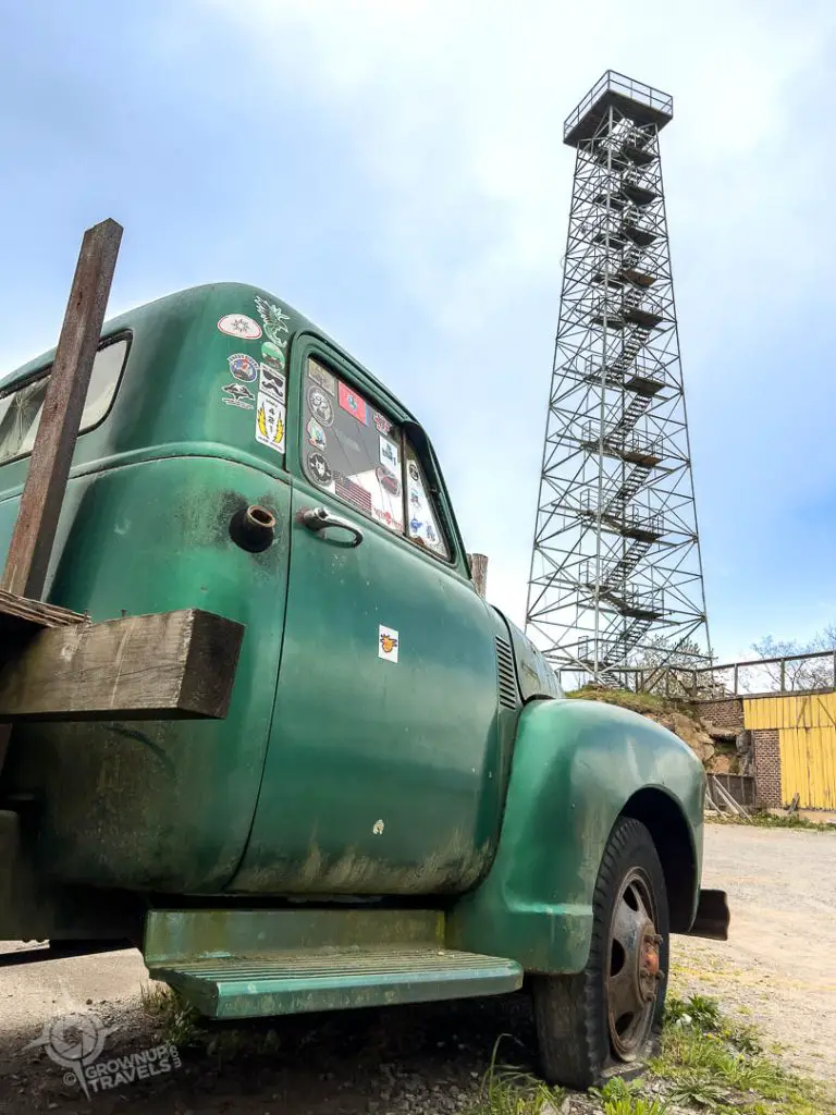 Big Walker lookout truck and tower Wytheville Virginia
