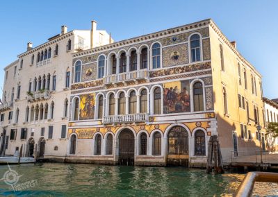 Palazzo with decorated facade Venice