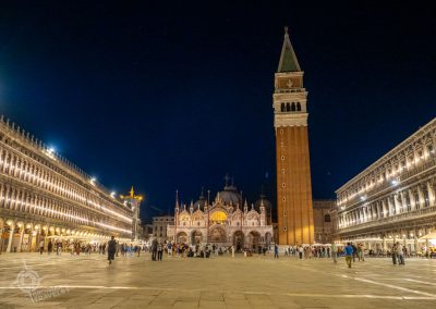 Piazza San Marco Venezia at night