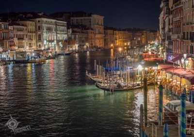 Venice at night canal views
