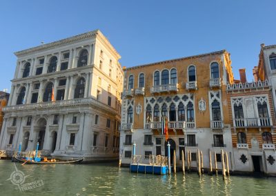 colourful Venetian buildings on canal