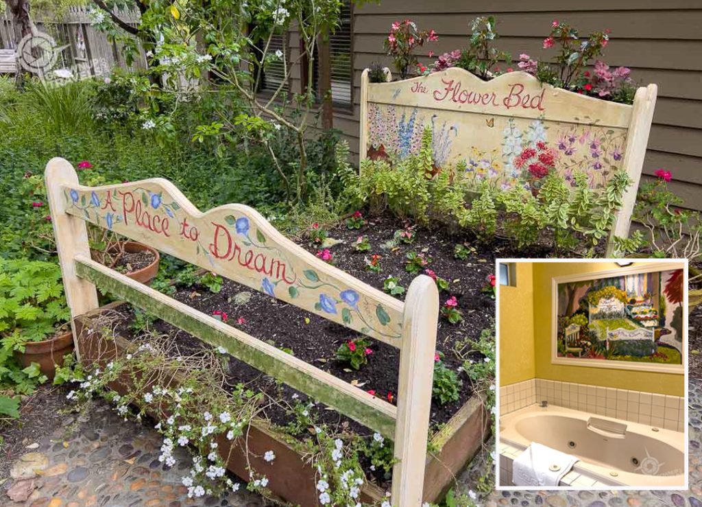 Flower Bed at Cambria Pines Lodge
