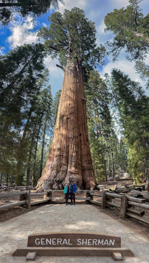 Jane and Henk with General Sherman