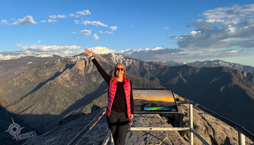 Jane on top of Moro Rock Dome-2