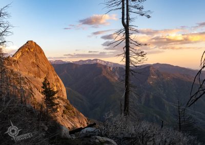 Sunset light on Moro Rock