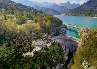 Barcis dam from belvedere horizontal