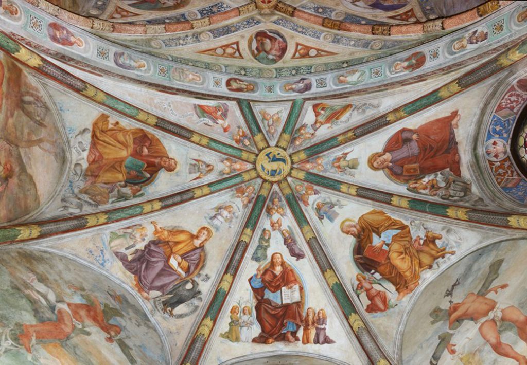 Chiesa di Sant'Antonio Abate ceiling fresco