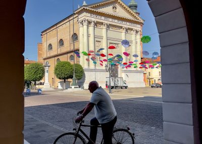 Cittadella resident with bicycle