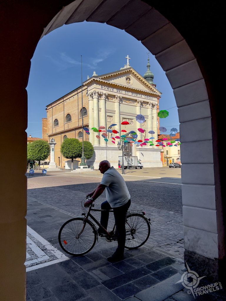 Cittadella resident with bicycle