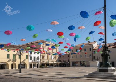 Cittadella's main piazza inside the walls
