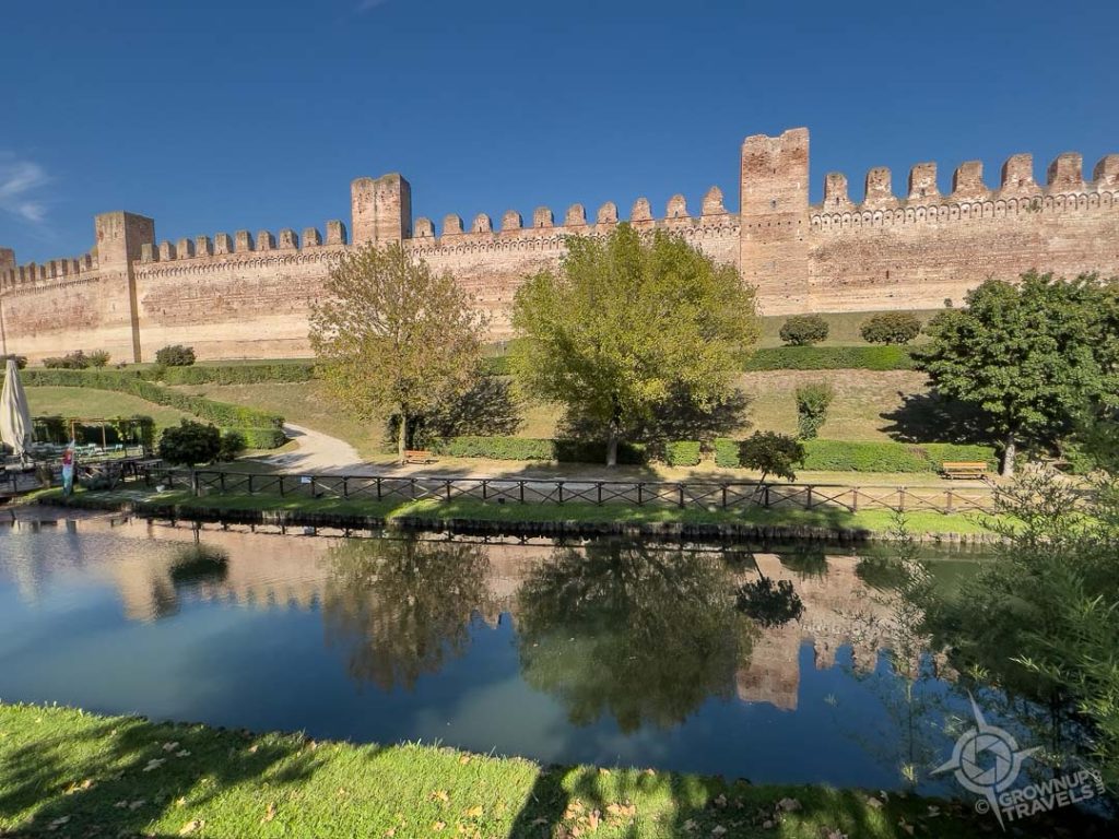 Cittadella's moat outside the walls horiz