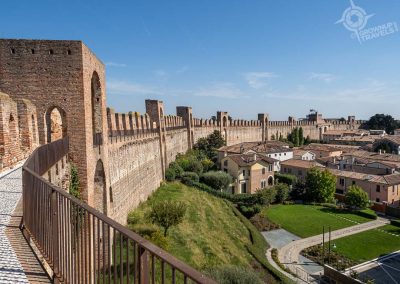 Cittadella's wall surrounding town