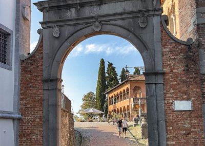 Entrance to Castello hill Udine