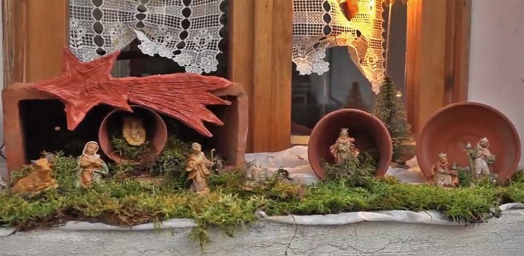 Presepio in clay pots Poffabro
