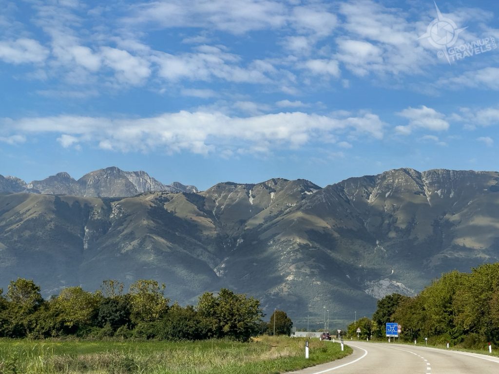 Road to the Dolomites in Friuli-Veneto Giulia region