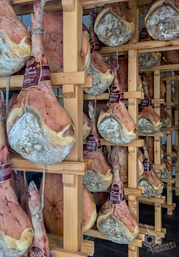San Daniele prosciutto shop