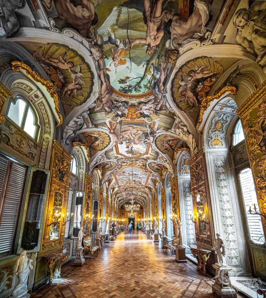 Hall of Mirrors with ceiling Palazzo Doria Pamphilj Rome