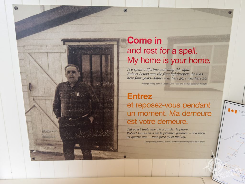 Lobster Cove Head Lighthouse keeper George Young