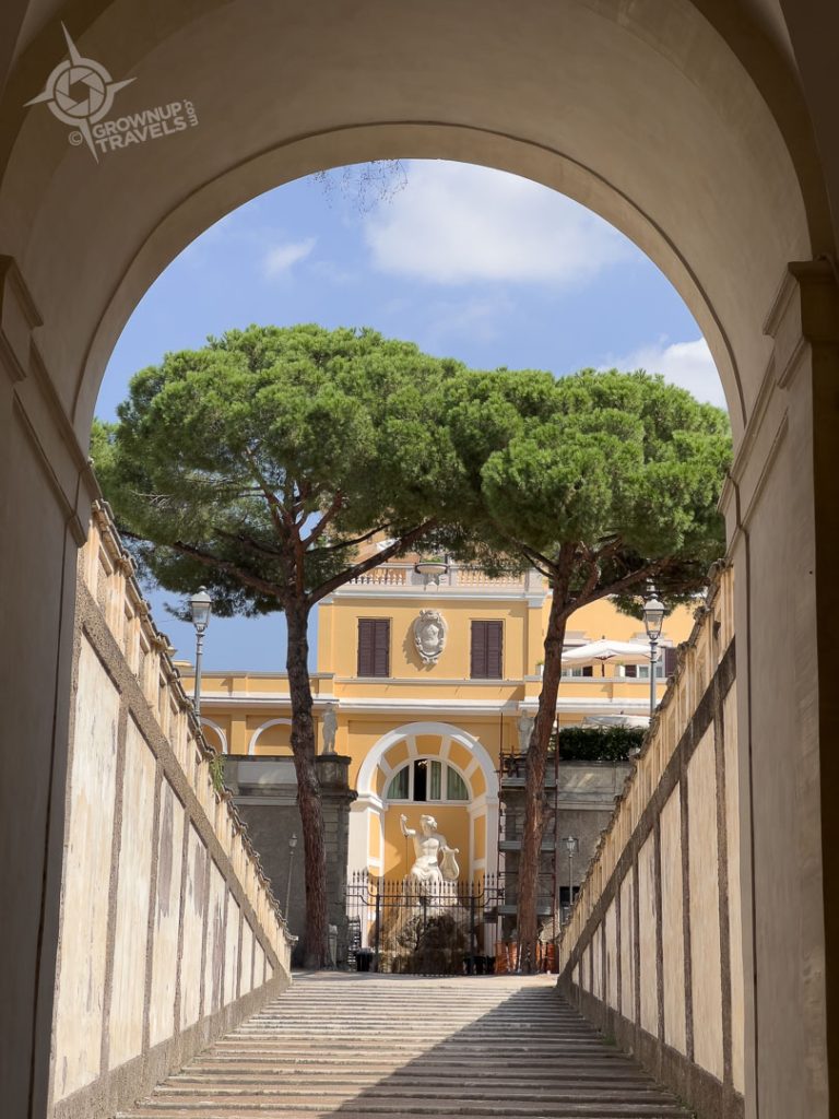 Rear ramp to exterior Palazzo Barberini Rome