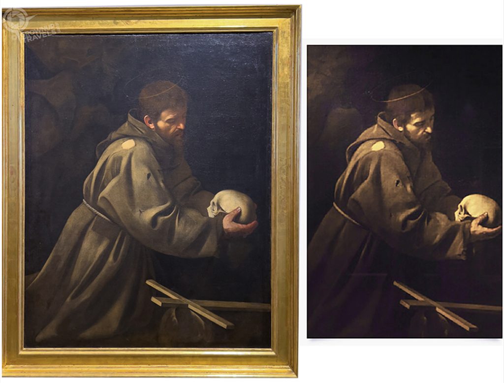 St. Francis by Caravaggio Original and copy?