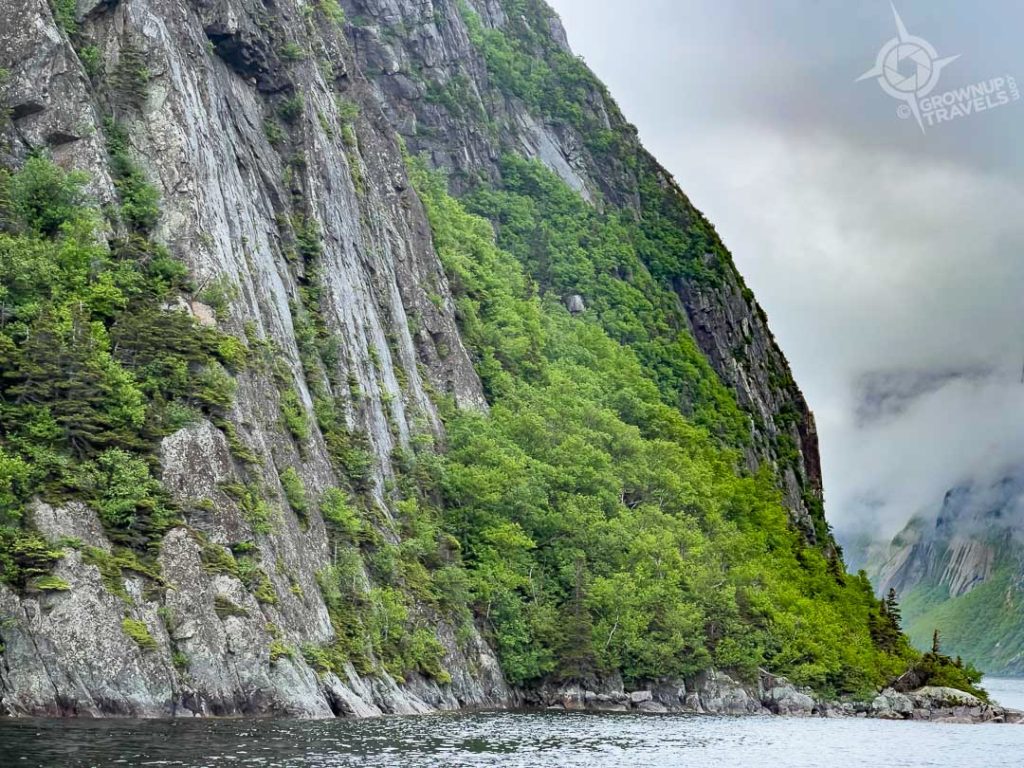 Western Brook Pond cliffs Gros Morne National Park