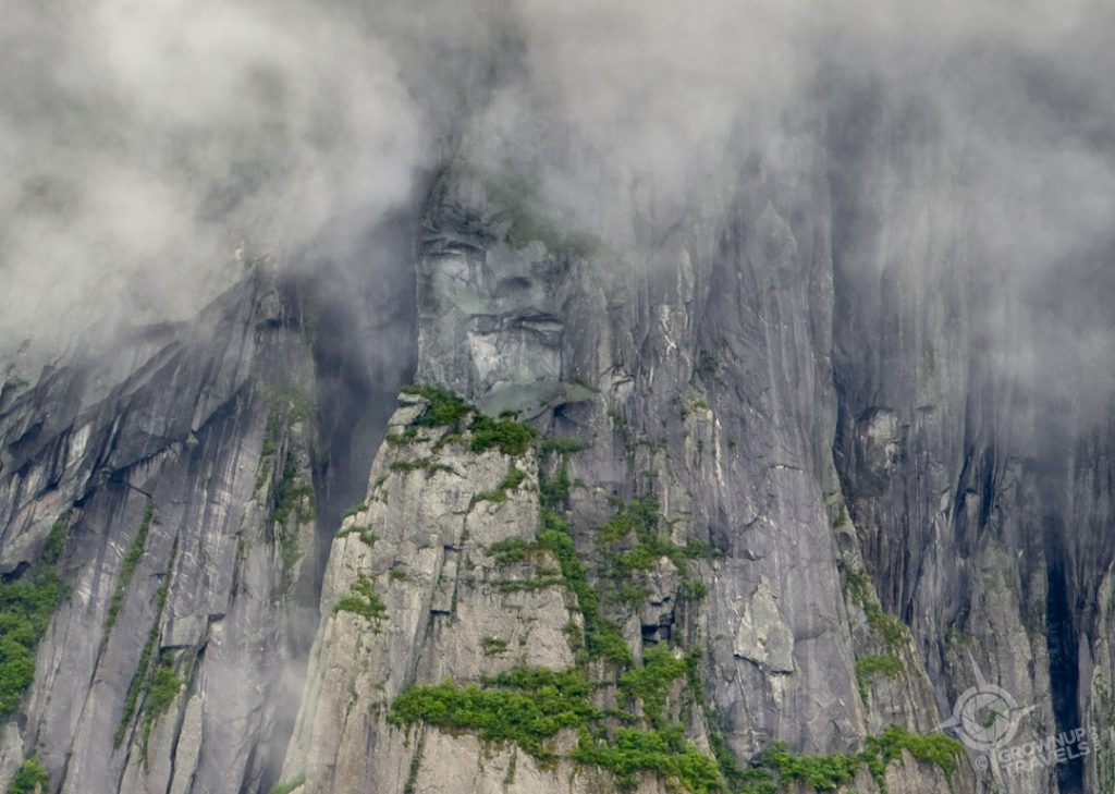 Western Brook Pond face in the cliff Gros Morne National Park-2